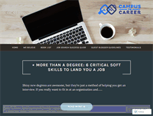 Tablet Screenshot of campus-to-career.com